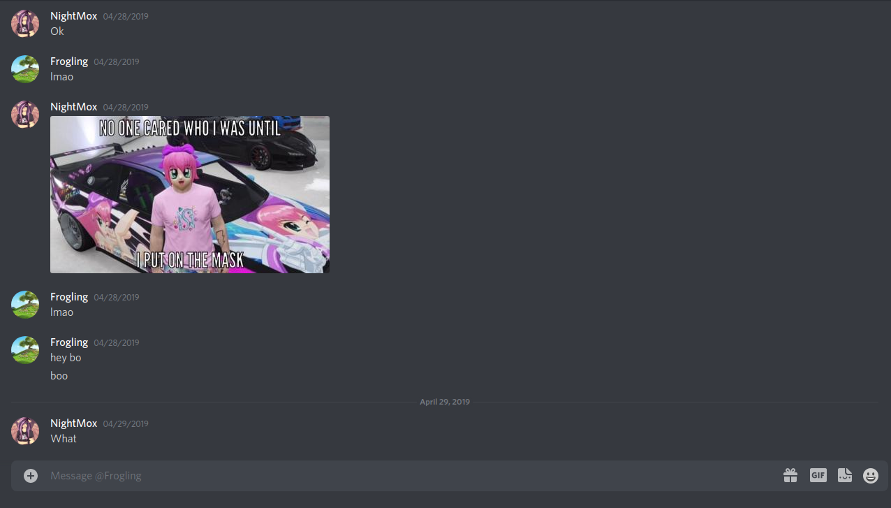 Discord screenshot