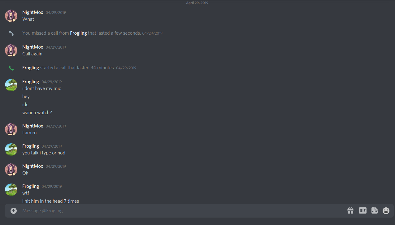 Discord screenshot