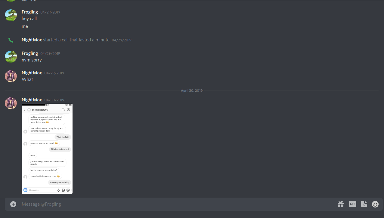 Discord screenshot