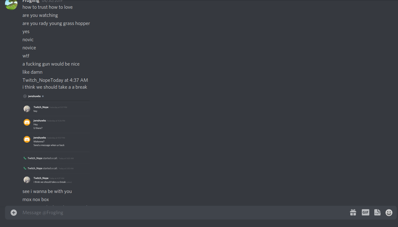 Discord screenshot