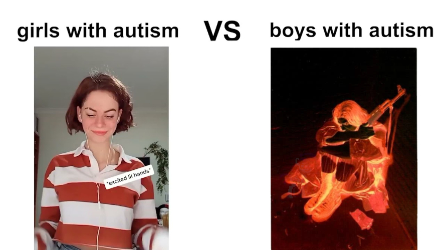 Girls with autism vs boys with autism