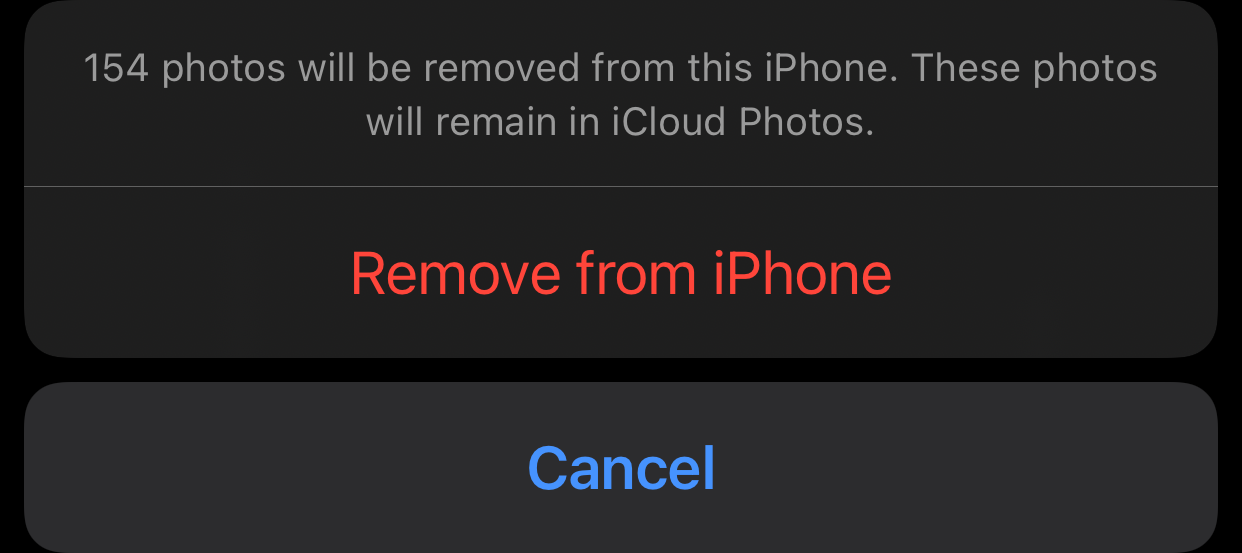 iCloud scare message