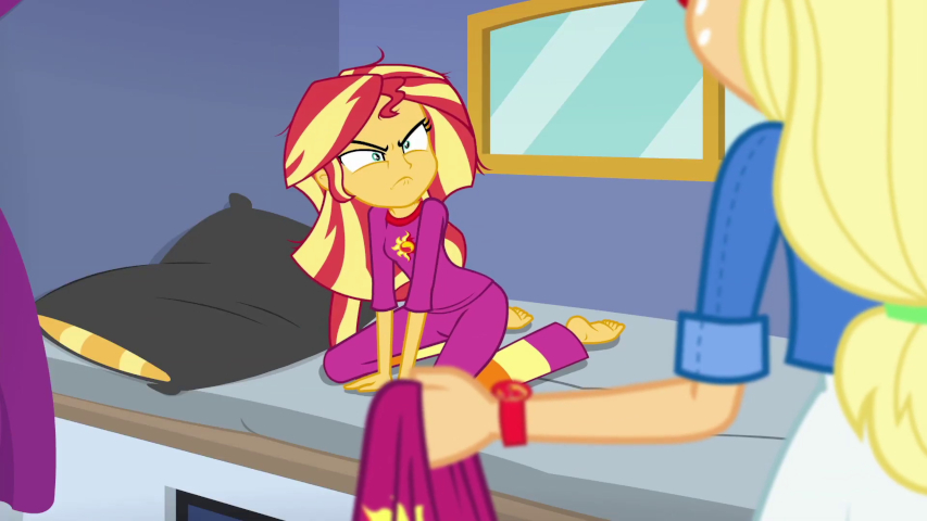 Sunset's not happy