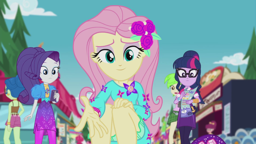 Fluttershy offers you a hand