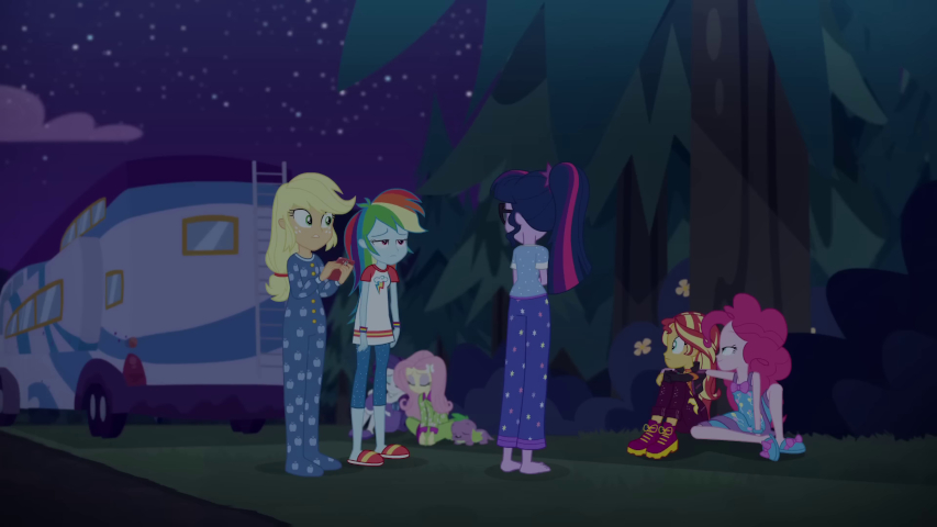 Rainbow Dash is tired.