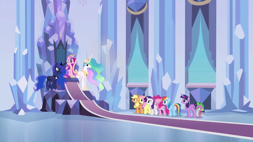 Cadance had her own throne.