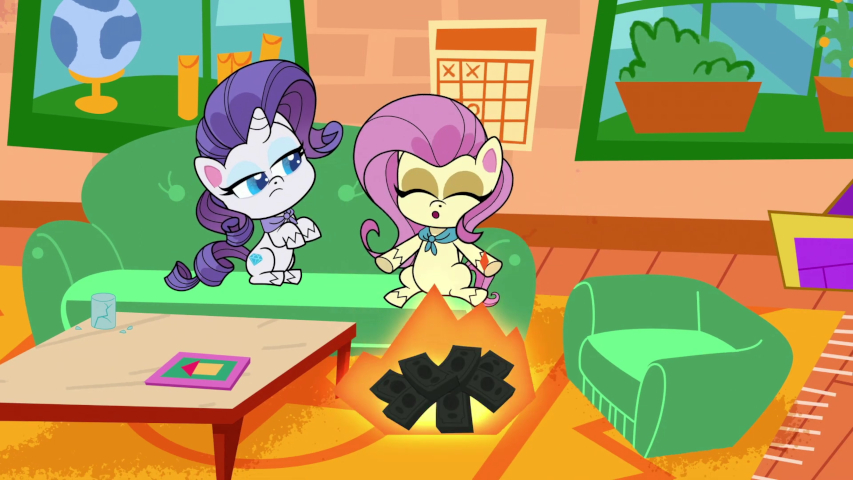 Rarity burns money