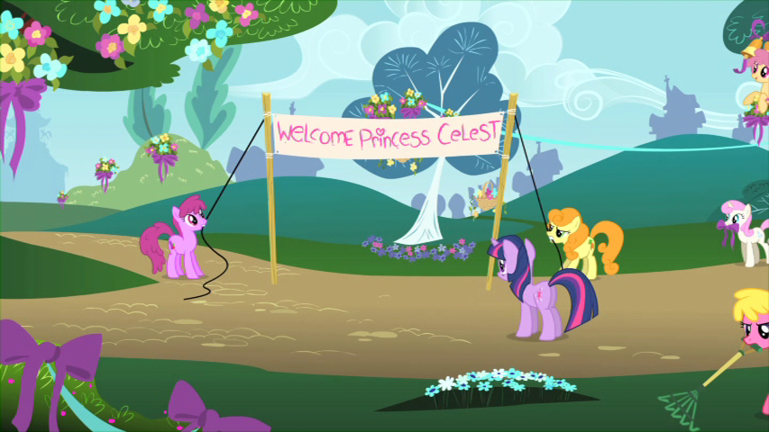 Ponies using Latin script.