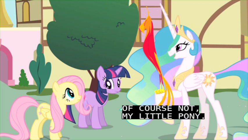 Celestia says the thing.