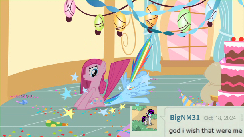 Pinkamena refuses to leave.