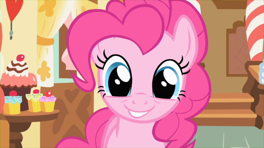 Pinkie Pie is watching you forever!