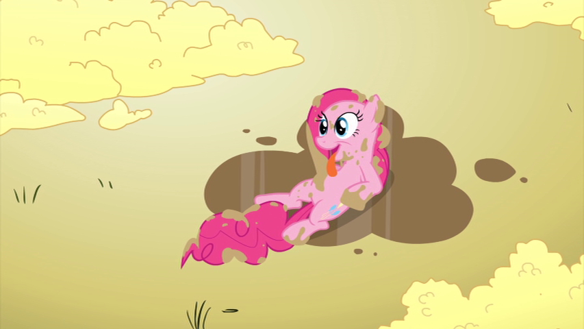 Pinkie enjoying the chaos.