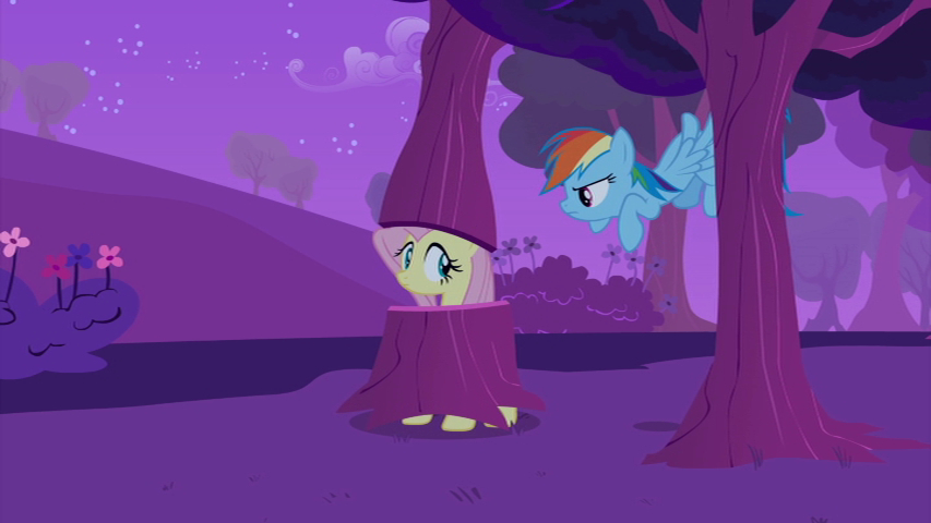 Fluttershy is a tree.