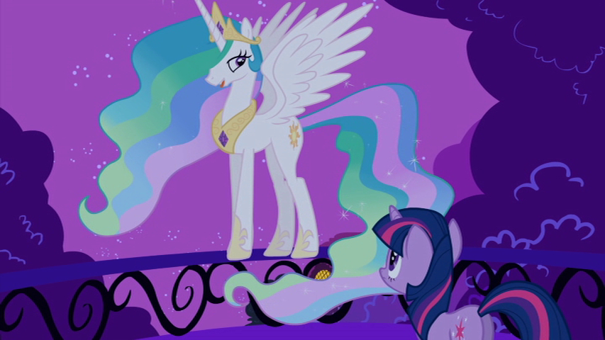 Celestia on the ledge and shit.