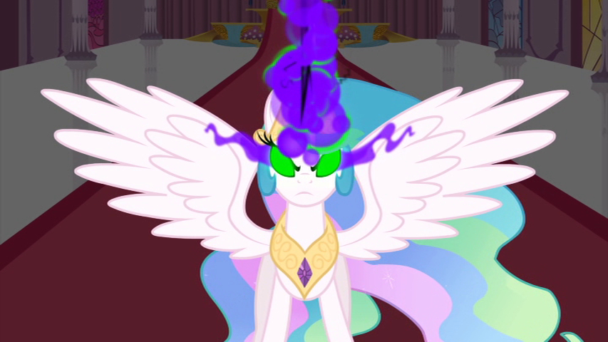 Celestia can use dark magic.