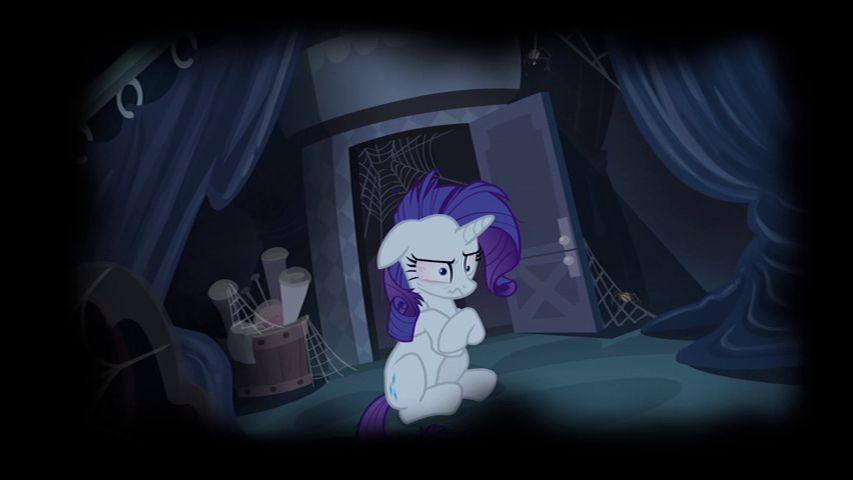 Rarity freaking out