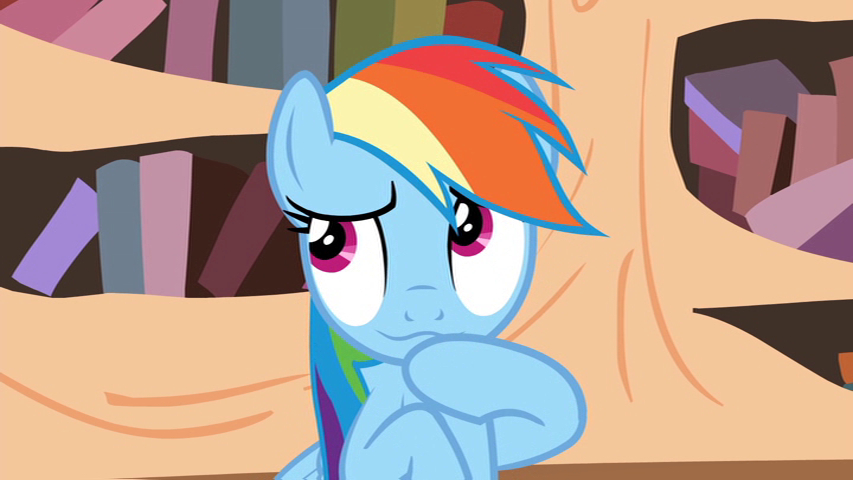 Rainbow Dash face