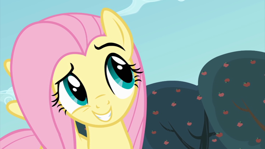 Flutters face