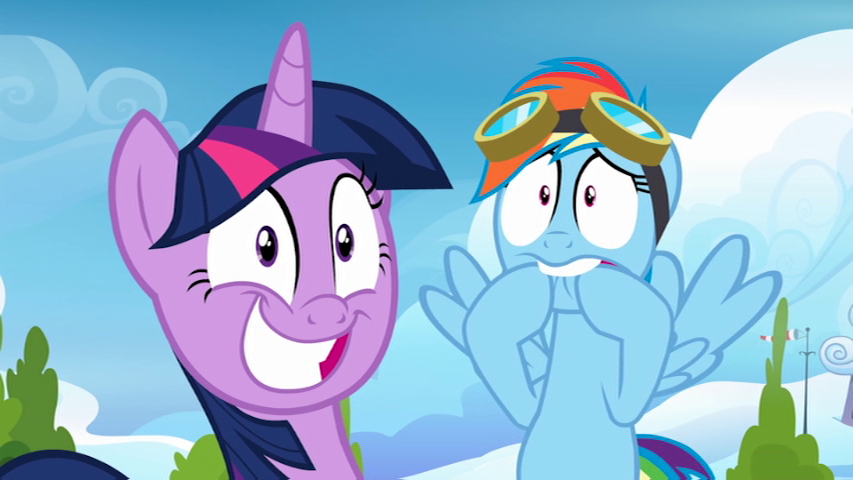 Twilight and Rainbow Dash