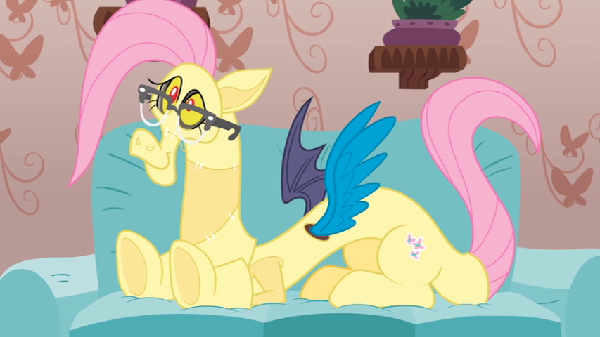 Discord in Fluttershy costume