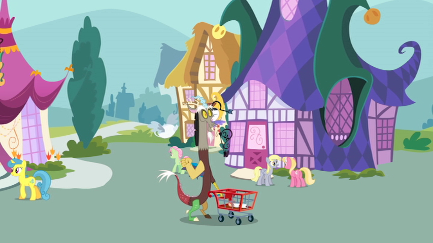 Minimalistic background and Derpy