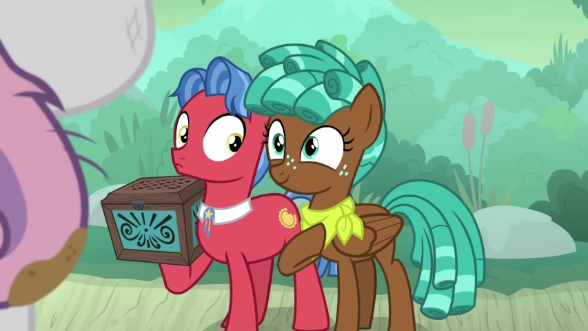 Colt and filly