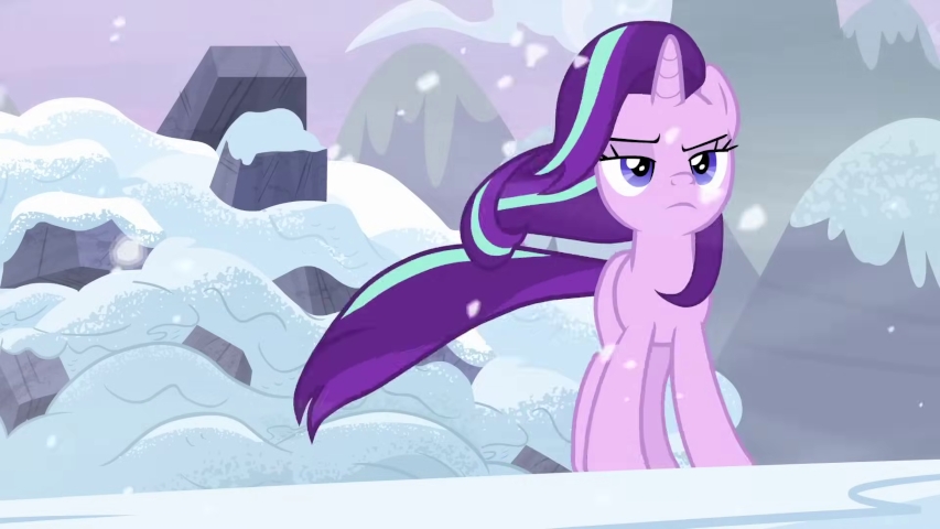 Starlight walking away from battle