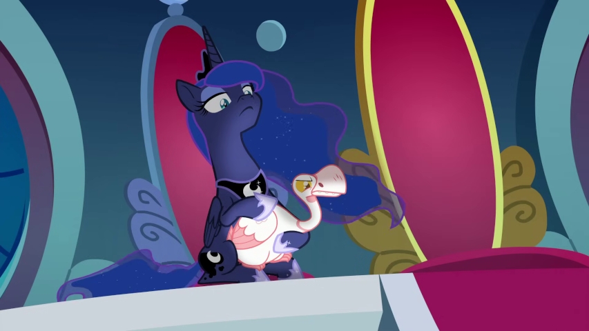 Luna and bird
