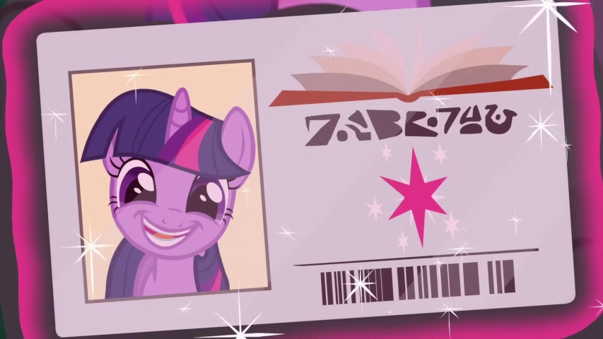 Twilight's library card
