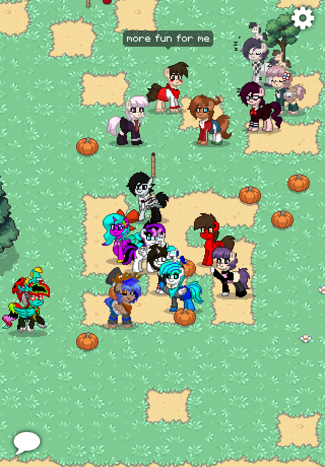 Pony Town swastika with ponies nazi saluting.