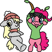 Derpy And Pinkie