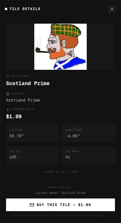 Scotland Prime tile