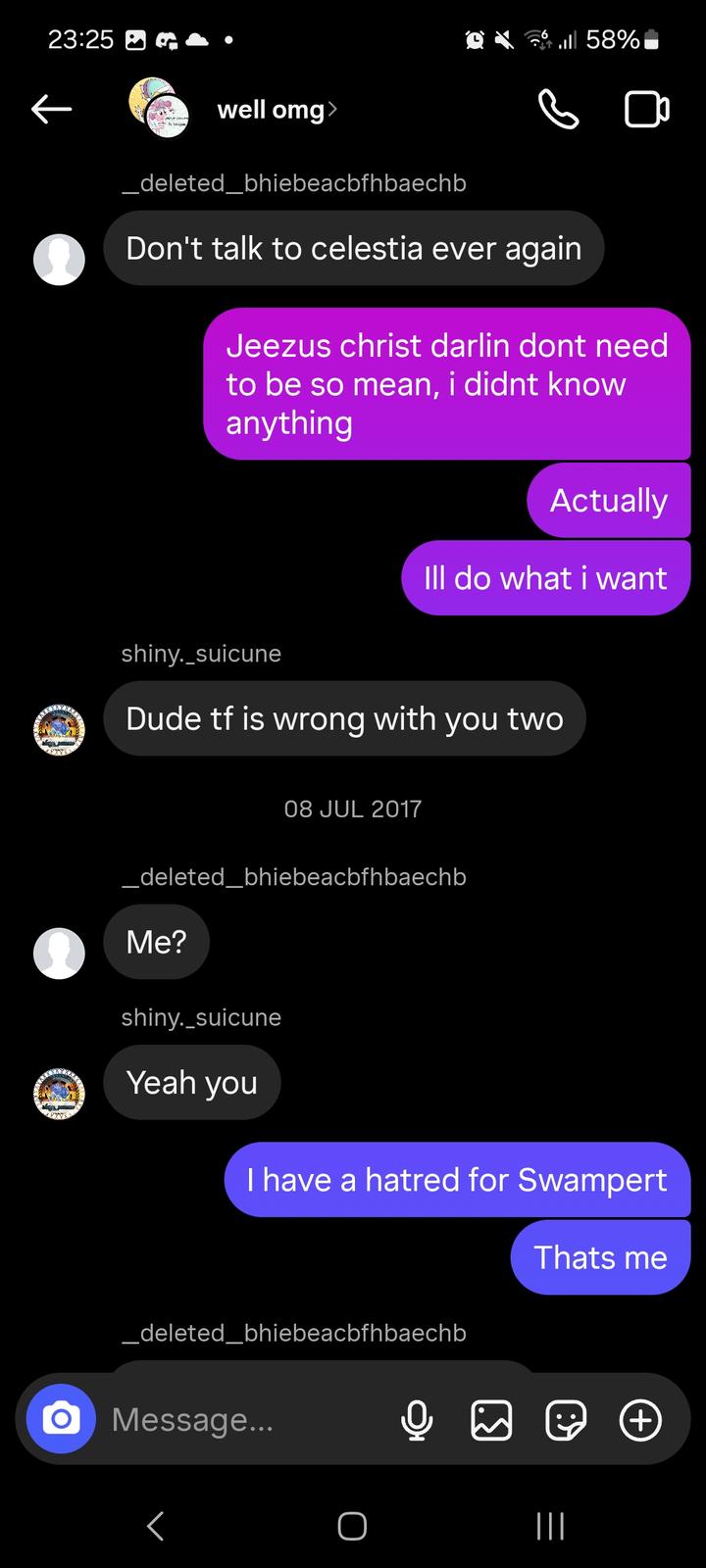 Group chat with Swampy
