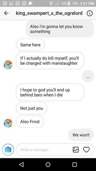 Swampy threatening imprisonment after suicide